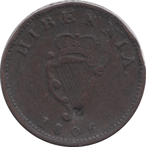 1806 IRELAND FARTHING - Farthing - Cambridgeshire Coins