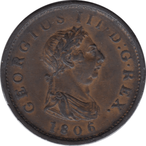 1806 PENNY ( EF ) - PENNY - Cambridgeshire Coins