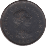 1806 PENNY ( GF ) - PENNY - Cambridgeshire Coins