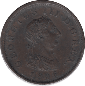 1806 PENNY ( GVF ) - Penny - Cambridgeshire Coins