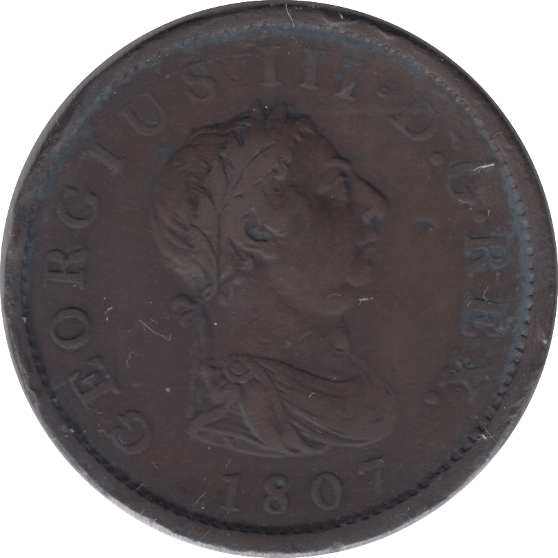 1807 PENNY ( FAIR ) - Penny - Cambridgeshire Coins