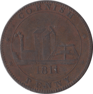 1811 SCORRIER HOUSE CORNISH PENNY TOKEN - PENNY TOKEN - Cambridgeshire Coins