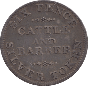 1811 SIXPENCE TOKEN YORK - OTHER TOKENS - Cambridgeshire Coins