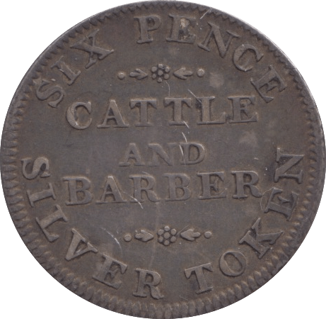 1811 SIXPENCE TOKEN YORK - OTHER TOKENS - Cambridgeshire Coins