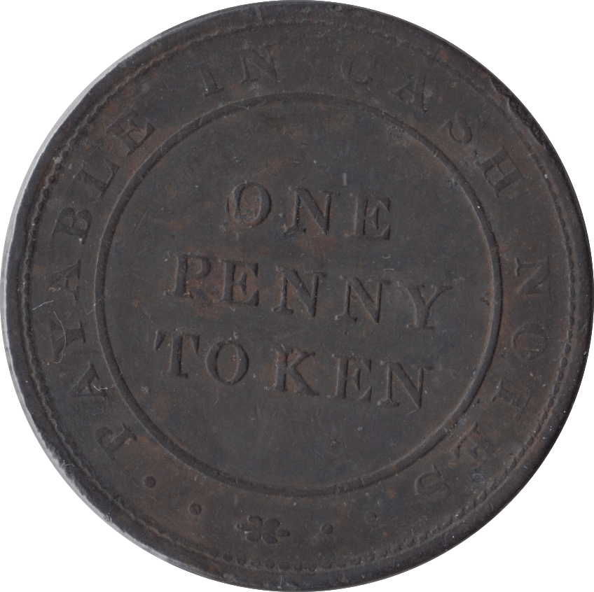 1812 BIRMINGHAM UNION COPPER PENNY TOKEN BIRMINGHAM - PENNY TOKEN - Cambridgeshire Coins