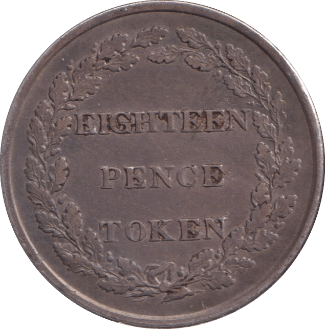 1813 EIGHTEEN PENCE TOKEN JERSEY - WORLD COINS - Cambridgeshire Coins