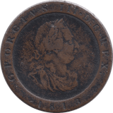 1813 ISLE OF MAN HALFPENNY - WORLD COINS - Cambridgeshire Coins