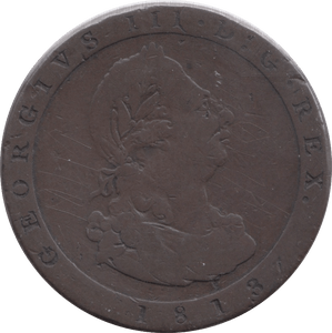 1813 ISLE OF MAN HALFPENNY - WORLD COINS - Cambridgeshire Coins