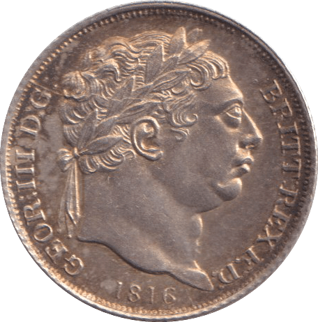 1816 SIXPENCE ( EF ) - FLORIN - Cambridgeshire Coins