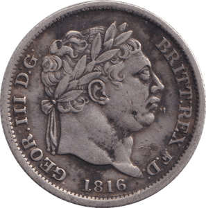 1816 SIXPENCE ( VF ) - SIXPENCE - Cambridgeshire Coins