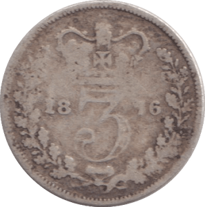 1816 THREEPENCE ( NF ) - WORLD COINS - Cambridgeshire Coins