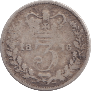 1816 THREEPENCE ( NF ) - WORLD COINS - Cambridgeshire Coins