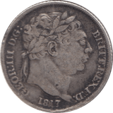 1817 SIXPENCE ( FINE ) - Sixpence - Cambridgeshire Coins