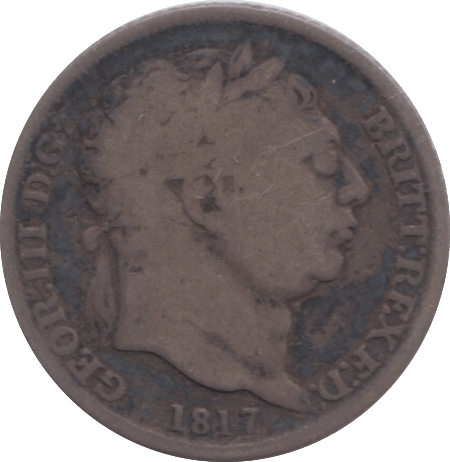 1817 SIXPENCE ( FINE ) - SIXPENCE - Cambridgeshire Coins