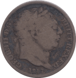 1817 SIXPENCE ( FINE ) - SIXPENCE - Cambridgeshire Coins