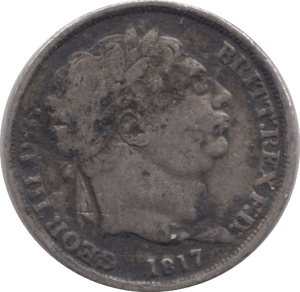 1817 SIXPENCE ( GF ) - SIXPENCE - Cambridgeshire Coins