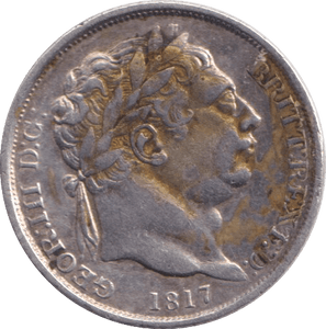 1817 SIXPENCE ( GVF ) - SIXPENCE - Cambridgeshire Coins