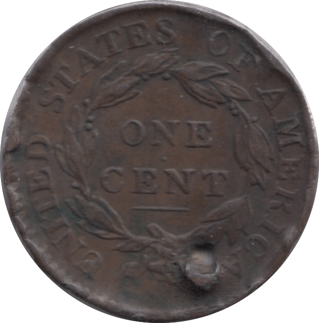 1817 USA ONE CENT - WORLD COINS - Cambridgeshire Coins