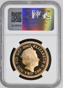 2017 GOLD PROOF £5 SOVEREIGN ( NGC ) PF 69 ULTRA CAMEO 200TH ANNIVERSARY PISTRUCCI SOVEREIGN