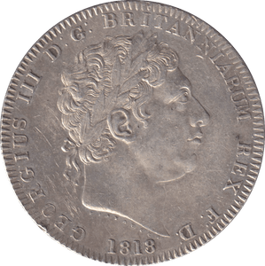 1818 CROWN ( EF ) - CROWN - Cambridgeshire Coins