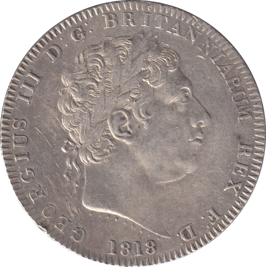 1818 CROWN ( EF ) - CROWN - Cambridgeshire Coins