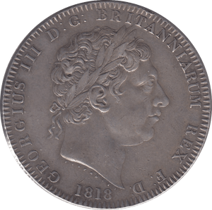 1818 CROWN ( GVF ) - CROWN - Cambridgeshire Coins