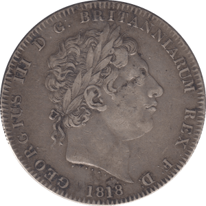 1818 CROWN ( VF ) - CROWN - Cambridgeshire Coins