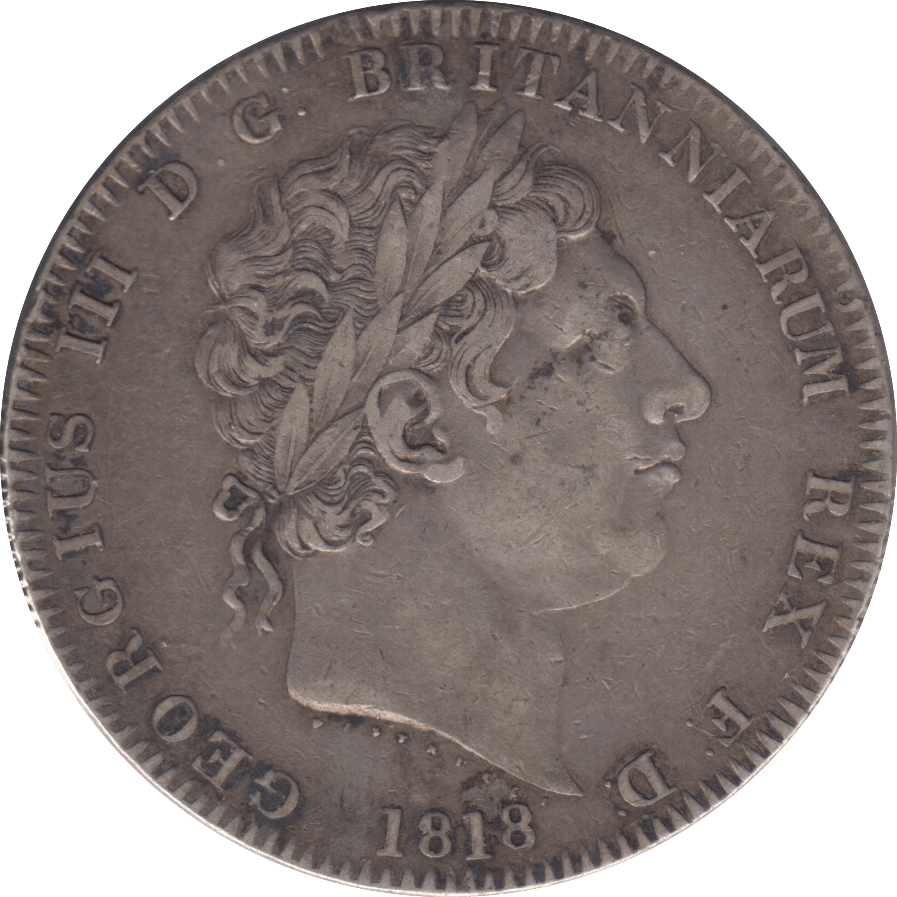 1818 CROWN ( VF ) - CROWN - Cambridgeshire Coins