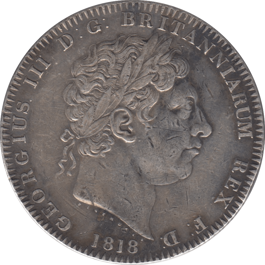 1818 CROWN ( VF ) - CROWN - Cambridgeshire Coins