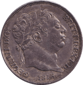 1818 SIXPENCE ( EF ) - FLORIN - Cambridgeshire Coins