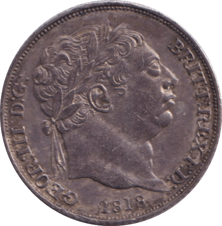 1818 SIXPENCE ( EF ) - FLORIN - Cambridgeshire Coins