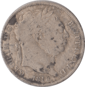 1818 SIXPENCE ( NF ) - Sixpence - Cambridgeshire Coins