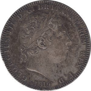 1819 CROWN ( AUNC ) LIX - CROWN - Cambridgeshire Coins