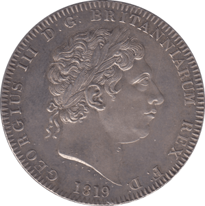 1819 CROWN ( AUNC ) LX - CROWN - Cambridgeshire Coins