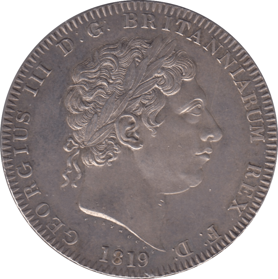 1819 CROWN ( AUNC ) LX - CROWN - Cambridgeshire Coins