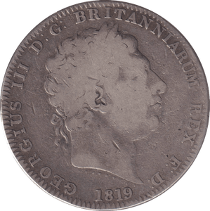 1819 CROWN ( FINE ) - CROWN - Cambridgeshire Coins