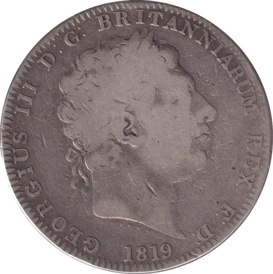 1819 CROWN ( FINE ) - CROWN - Cambridgeshire Coins