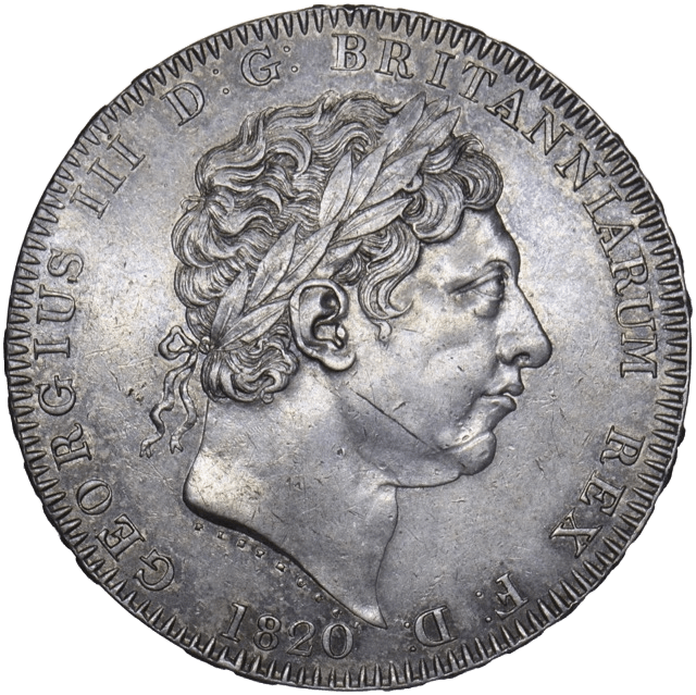 1820 CROWN ( AUNC ) - CROWN - Cambridgeshire Coins