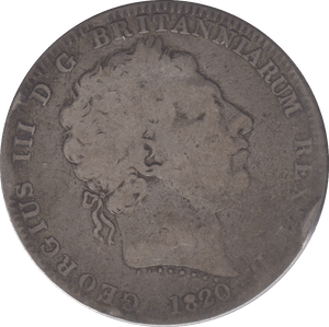 1820 CROWN ( FINE ) - CROWN - Cambridgeshire Coins