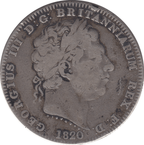 1820 CROWN ( FINE ) LX - CROWN - Cambridgeshire Coins