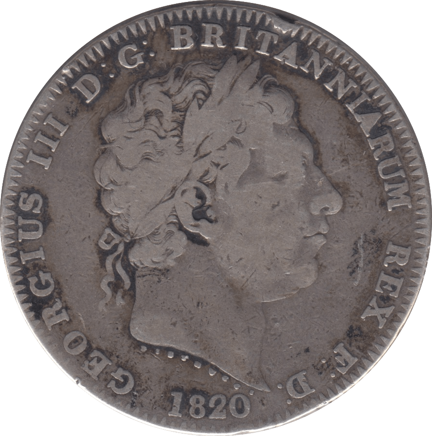 1820 CROWN ( FINE ) LX - CROWN - Cambridgeshire Coins