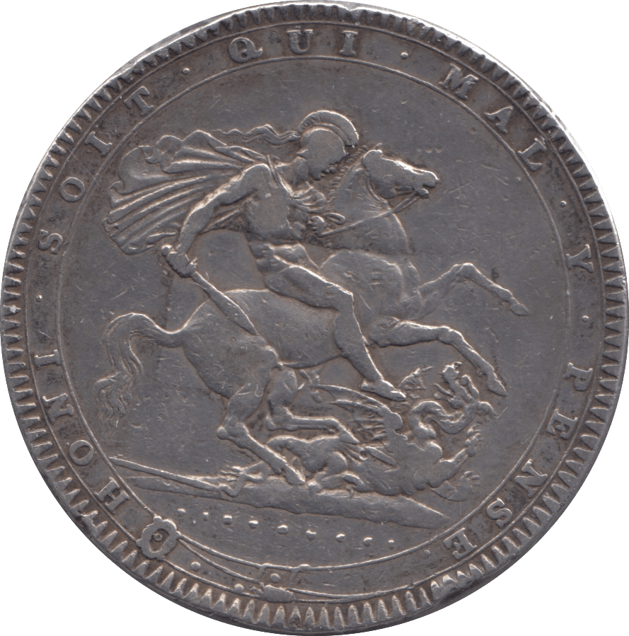 1820 CROWN ( FINE ) LX - CROWN - Cambridgeshire Coins