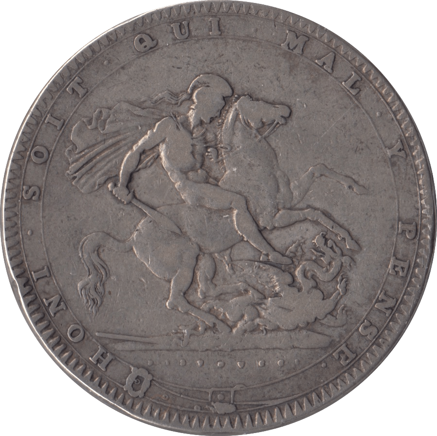 1820 CROWN ( FINE ) LX - CROWN - Cambridgeshire Coins