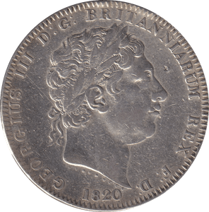 1820 CROWN ( GVF ) - HALFCROWN - Cambridgeshire Coins