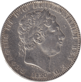 1820 CROWN ( GVF ) - HALFCROWN - Cambridgeshire Coins