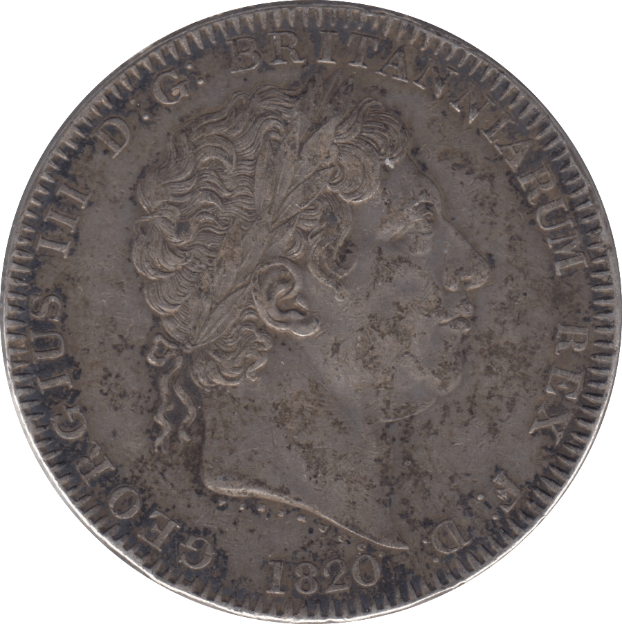 1820 CROWN ( GVF ) LX - CROWN - Cambridgeshire Coins