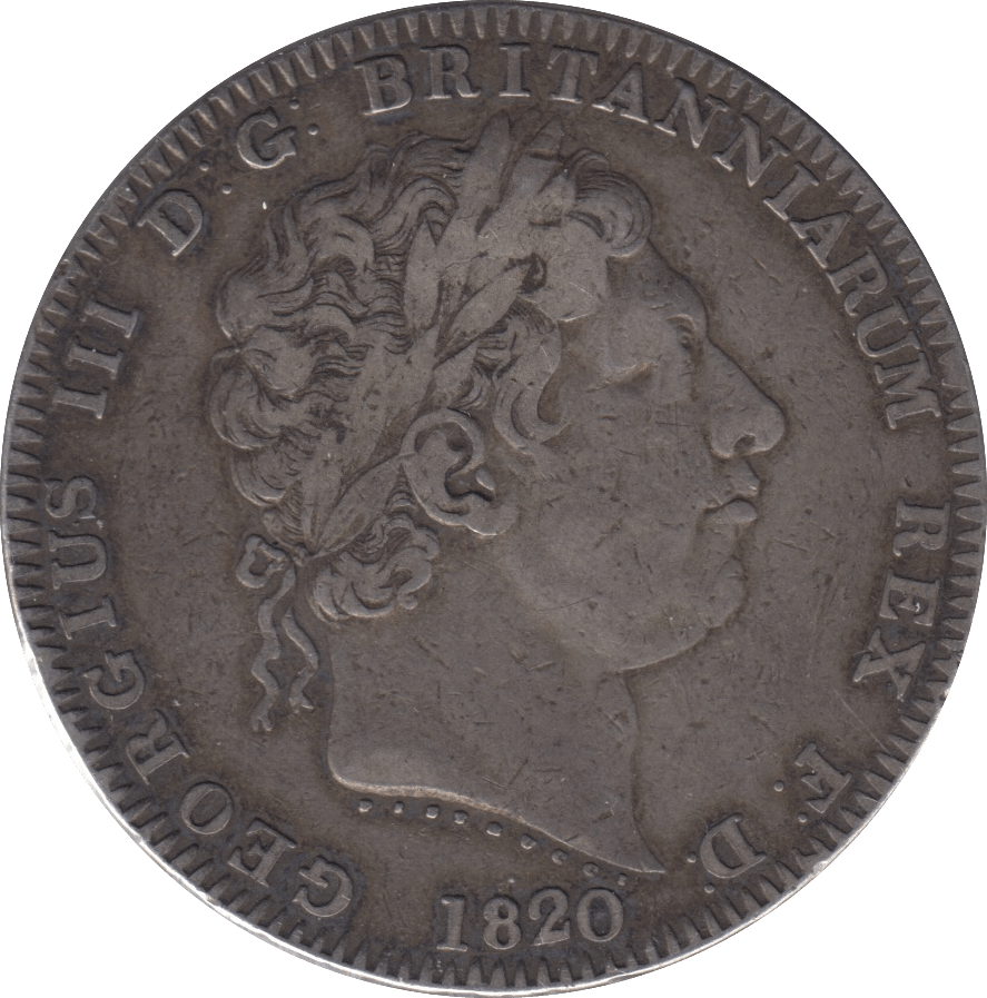 1820 CROWN ( NF ) LX - CROWN - Cambridgeshire Coins