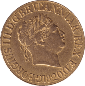 1820 GOLD SOVEREIGN ( GVF ) - SOVEREIGN - Cambridgeshire Coins