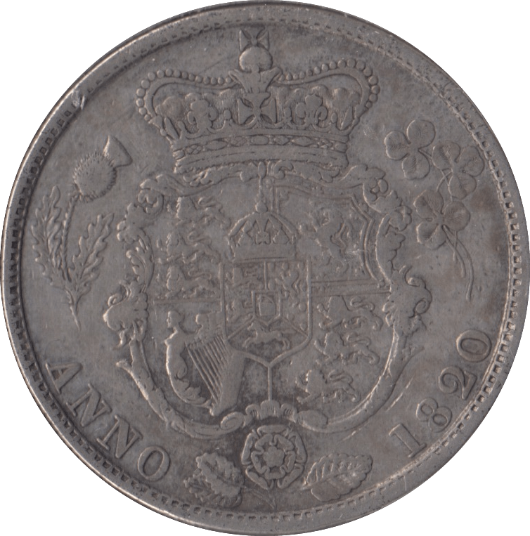 1820 HALFCROWN ( VF ) - HALFCROWN - Cambridgeshire Coins