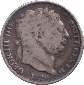 1820 SIXPENCE ( FINE ) - SIXPENCE - Cambridgeshire Coins